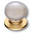 Ручка-кнопка, 3005-61-PEARL, d=32мм, керамика/металл, перламутр/матовое золото