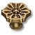 Ручка-кнопка, 110-Antik, d=38мм, металл, античная бронза
