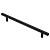 Ручка-рейлинг, матовый черный, d=12мм, 192/252мм, CMF/20/100