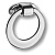 Ручка-кольцо, 4626 0060 CR-CR, 19,5х64х60мм, металл, глянцевый хром