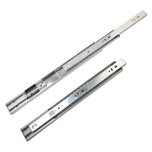 Направляющие полновыкатные шариковые, 45х400мм, с ДОВОДЧИКОМ, PUSH TO OPEN, Lemax