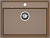 Мойка GranFest LEVEL 660, 660х500 мм, терракот