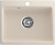 Мойка GranFest SMART 520, 520х430 мм, белый (без сифона) 