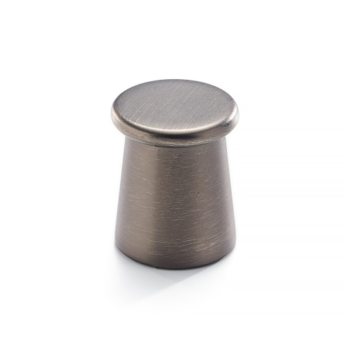 Ручка-кнопка, Buffer, 11.4168.82, d=20мм, металл, титаниум