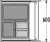 Система сортировки "Triple XL 60", 2х13л, 1х28л, 400х402мм, в шкаф 600мм, в готовый ящик, графит