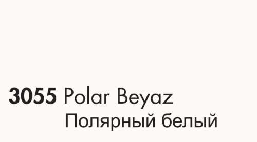 Кромка ПВХ матовая, 0,8х22, 3055 3P, белый полярный, Турция/100