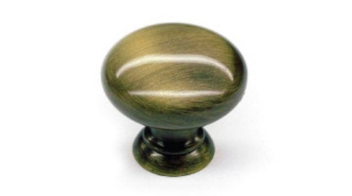 Ручка-кнопка, GN-13, d=31мм, металл, сатиновая бронза/100