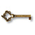 Ключ, 15.510.42.04, металл, старая бронза