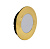 Светильник врезной LED Polus, ≈220V/4W/160Lm/3000K/120°, Ø70мм, золото