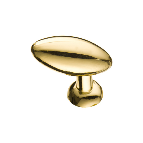 Ручка-кнопка, K-1040 OT, 28х12х26мм, металл, золото