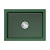 Мойка Mikura 61-RG Glossy, Natceramic/royal green глянцевый