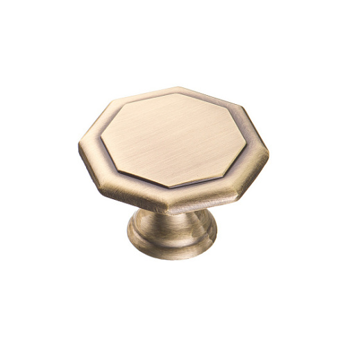 Ручка-кнопка, K-1090 AB, 32х32х22мм, металл, бронза/120
