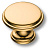 Ручка-кнопка, 15.330.24.19, d=24мм, металл, глянцевое золото 24К