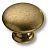 Ручка-кнопка, 15.324.30.12, d=30мм, металл, античная бронза