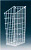 Корзина для белья, фасад 300мм, 235х255х600мм, белая