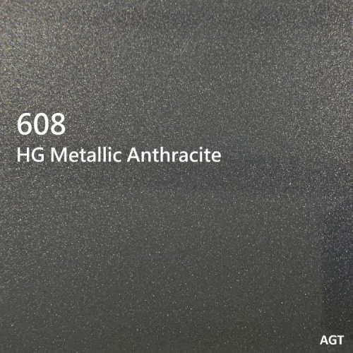 608, фасад, 18мм, антрацит металлик глянец