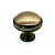Ручка-кнопка, GR49-GAB2, d=29мм, металл, античная латунь, Gamet
