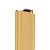 Ручка-профиль вертикальная средняя, 80/G1.5AL.29, L=4,7м, для  ДСП 18мм, матовое золото/8