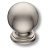Ручка-кнопка, 8352-038, d=28мм, металл, никель