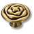 Ручка-кнопка, 107-Antik, d=40мм, металл, античная бронза