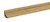 Плинтус LB-15, дуб золотистый, L=3000мм, 13,4х13,4мм (6032)/15
