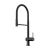 Смеситель Kanto-2 Plus-SB-GB-BL, латунь, графит/черный гибкий шланг