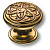 Ручка-кнопка, 07120-035, d=28мм, металл, французское золото