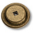 Подложка для мебельных ручек, 3043 0050 AVM, d=50мм, металл, античная бронза