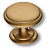 Ручка-кнопка, 0720-011-2, d=30мм, металл, сатиновая бронза