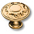Ручка-кнопка, 15.352.01.19, d=30мм, металл, глянцевое золото 24К