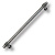Ручка-рейлинг, 47106-33, 384мм, металл, старое серебро