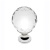 Ручка-кнопка с кристаллом, GZ-CRPA30-01, d=30мм, металл/закал. стекло, хром, GTV