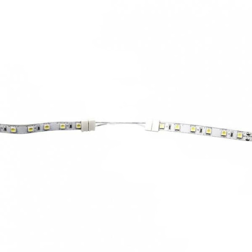 Провод соединительный LED лент 8мм, F080AC+F080AC, L=500мм, белый