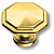 Ручка-кнопка, 15.309.01.19, d=35мм, металл, глянцевое золото