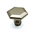 Ручка-кнопка, WPO815.000.00R3, 30х35х26мм, металл, нотингемское серебро, Giusti