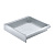 Лоток для канцелярских товаров SmarTray, 376x354x60мм, пластик, под алюминий/9