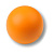 Ручка-кнопка, 445NA2, d=40мм, дерево, оранжевый матовый, "Шар"