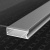 MZ19 Алюминиевый профиль для стекла, 49,1х20,5мм, L=6000мм, серебро
