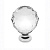 Ручка-кнопка с кристаллом, GZ-CRPA40-01, d=40мм, металл/кристалл, хром, GTV