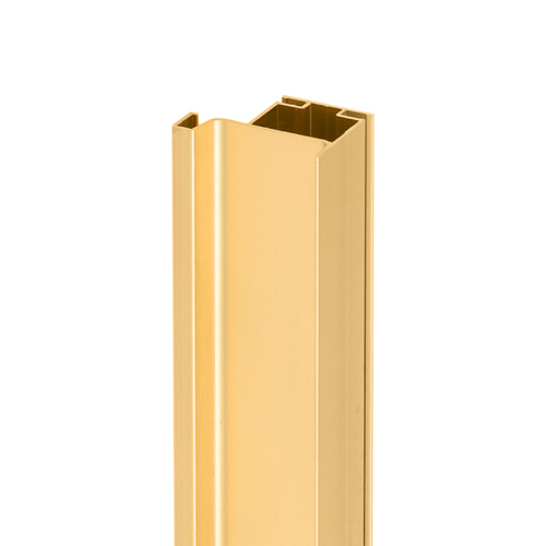 Ручка-профиль вертикальная крайняя, 80/G1.6AL.29, L=4,7м, для ДСП 18мм, матовое золото