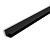 СТ-4 6мм Планка угловая (елочка) для щита L=600мм, черный шагрень/100