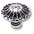 Ручка-кнопка, 15.304.24 SWA 16, d=24мм, металл/кристаллы Swarovski, старое серебро