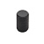 Ручка-кнопка, Quilt, 70.4153.91, d=18мм, металл, анодированный матовый черный