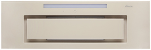 Вытяжка полновстраиваемая Navi Glass, 90см, б/угольного фильтра, слон. кость, ПДУ, Konigin