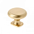 Ручка-кнопка, LORENA, d=33мм, металл, брашированное золото, GTV/50