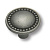 Ручка-кнопка, 1768.0025.016, d=25мм, металл, серебро