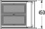 Система сортировки "Triple XL 45", 2х18л, 400х402мм, в шкаф 450мм, в готовый ящик, графит