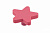 Ручка UM-STAR-RZ, 50х48х25мм, резина, розовый, "звезда", GTV/25