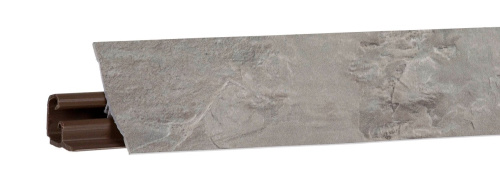 Плинтус LB-23, L=3000мм, камень серый (6052, 6023)/15