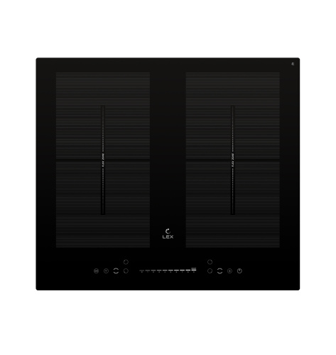 Варочная панель индукционная EVI 640 F BL, стеклокерамика, черный, Lex